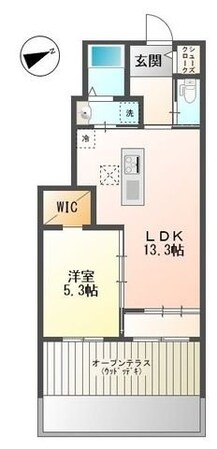 フィオーレ西平山の物件間取画像